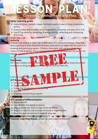 computer lessons for kindergarten pdf